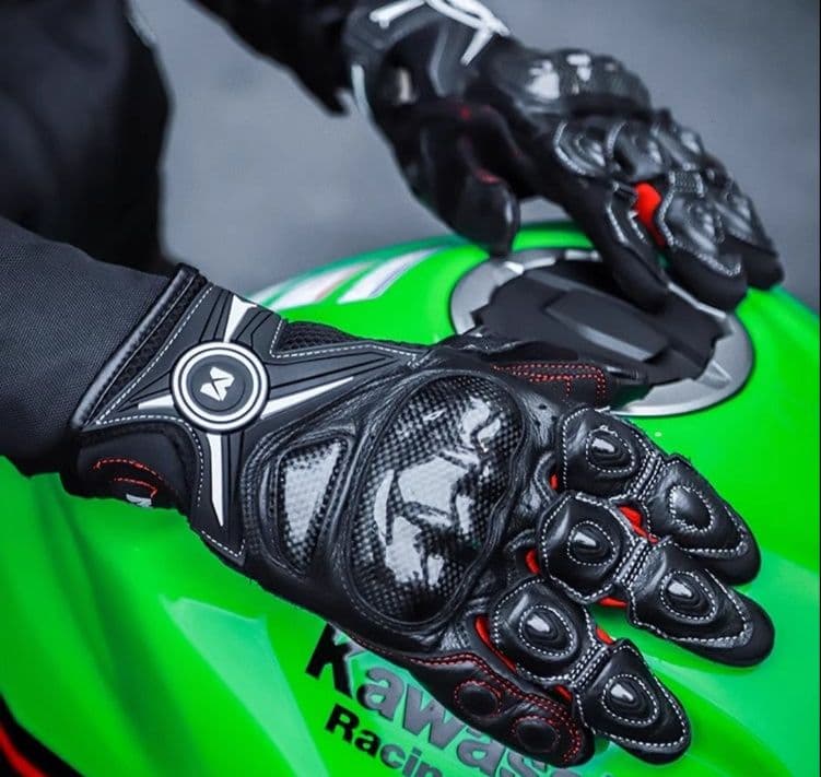 バイクグローブ 革 プロテクション バイク用レーシンググローブ