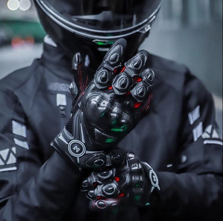 バイクグローブ 革 プロテクション バイク用レーシンググローブ