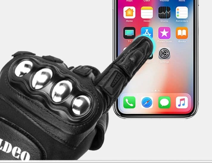 バイクグローブ 革 プロテクト機能付き本革ライディンググローブ