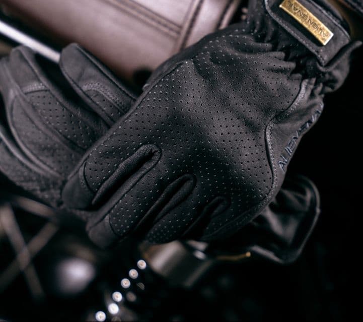 バイクグローブ メッシュ 通気性抜群 本革メッシュグローブ