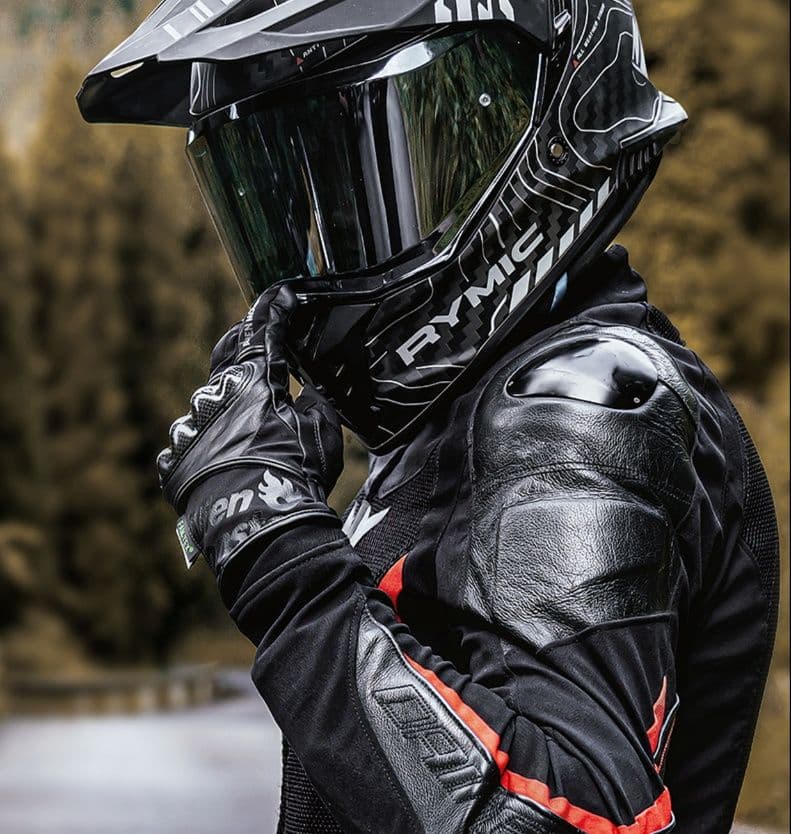 バイクグローブ 革 耐衝撃プロテクト革グローブ