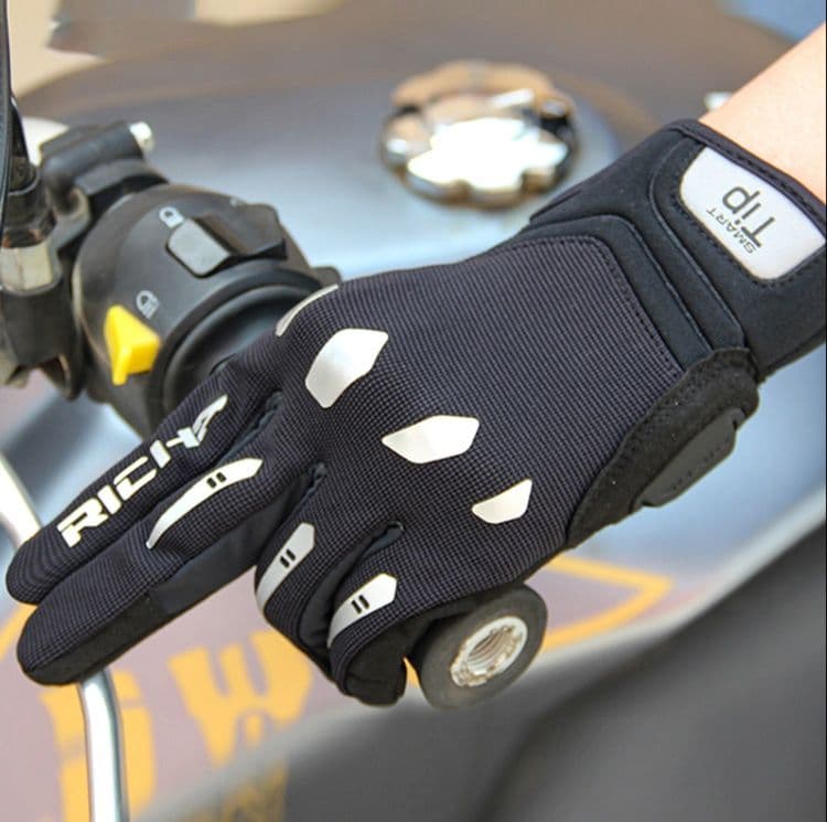 バイクグローブ メッシュ 通気性抜群プロテクト手袋