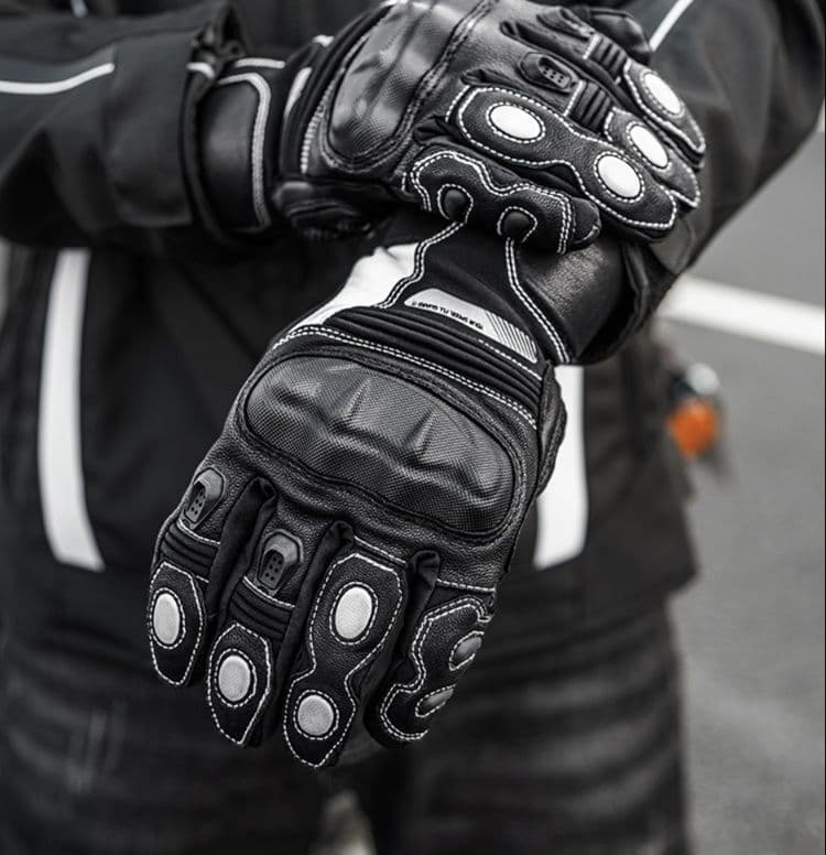 バイクグローブ 革 耐衝撃プロテクターバイク手袋