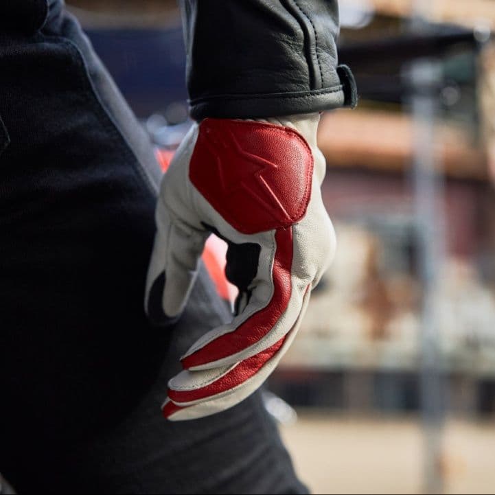 バイクグローブ 革 プロテクト革製バイク手袋