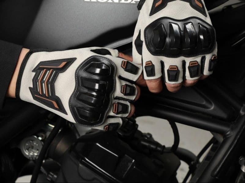 バイクグローブ メッシュ 衝撃吸収プロテクトメッシュグローブ