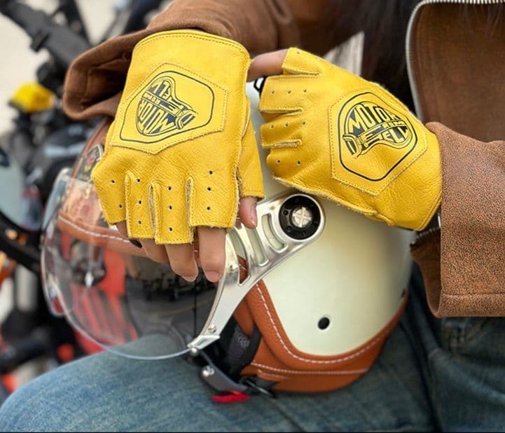 バイクグローブ 革 職人技巧 本革バイクグローブ