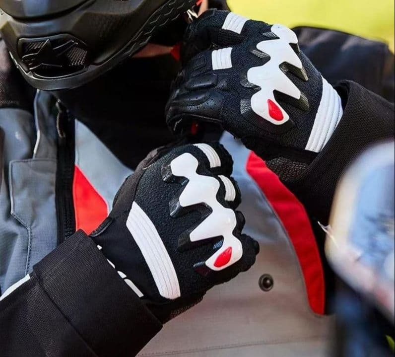 バイクグローブ メッシュ 耐衝撃プロテクト通気メッシュグローブ