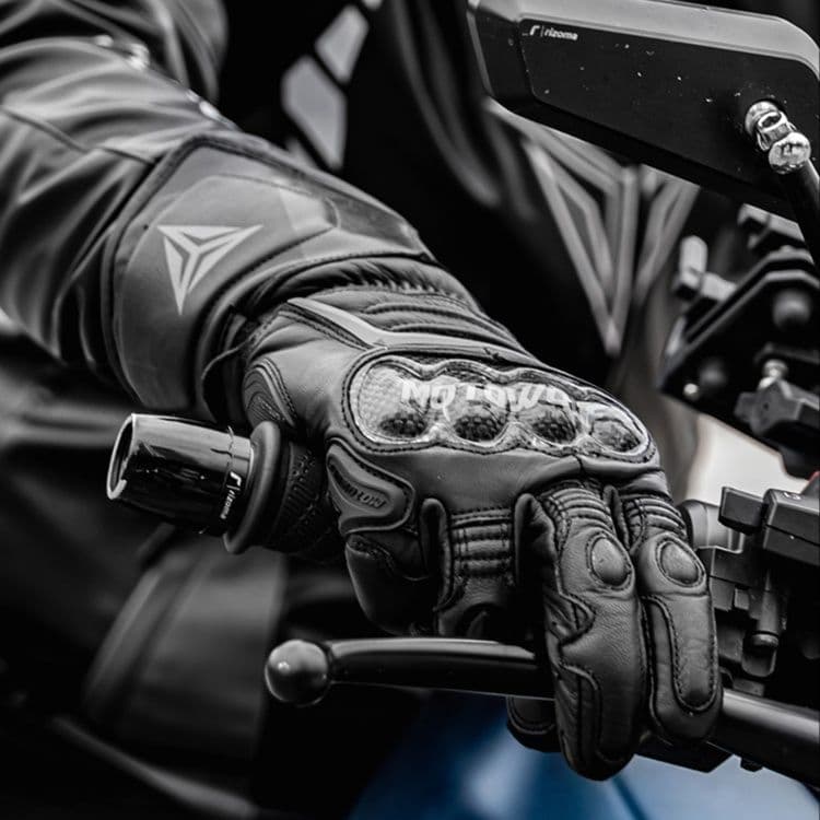バイクグローブ 革 プロテクト機能付き