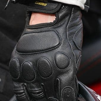 バイク　グローブ プロテクション本革ナックルグローブ