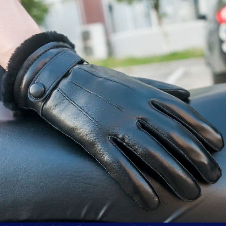 バイク　グローブ プロテクト防風防水バイクグローブ革製