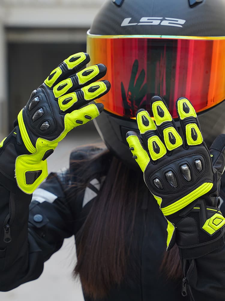 バイクグローブ メッシュ 衝撃吸収プロテクション走行グローブ