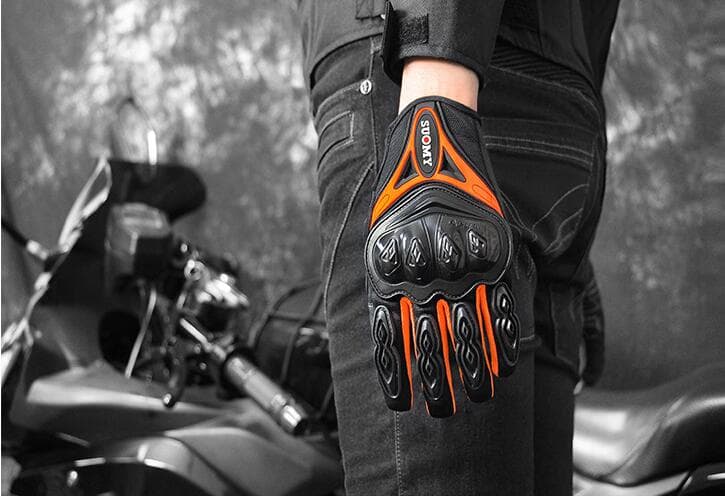 バイク　グローブ メッシュバイク手袋 通気性抜群 滑り止め付き 男女兼用