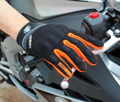バイク　グローブ 夏用メッシュバイクグローブ 通気性滑り止め手袋 男女兼用