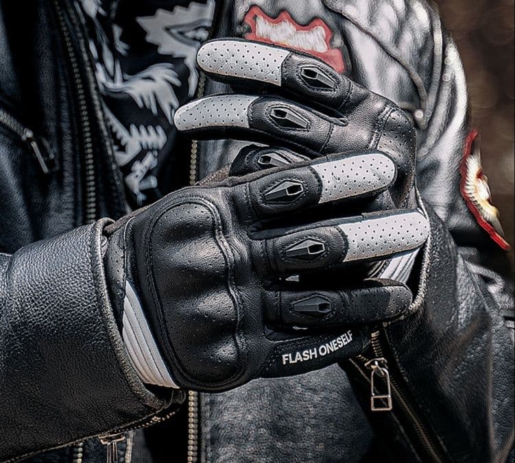 バイクグローブ メッシュ 通気性抜群プロテクショングローブ