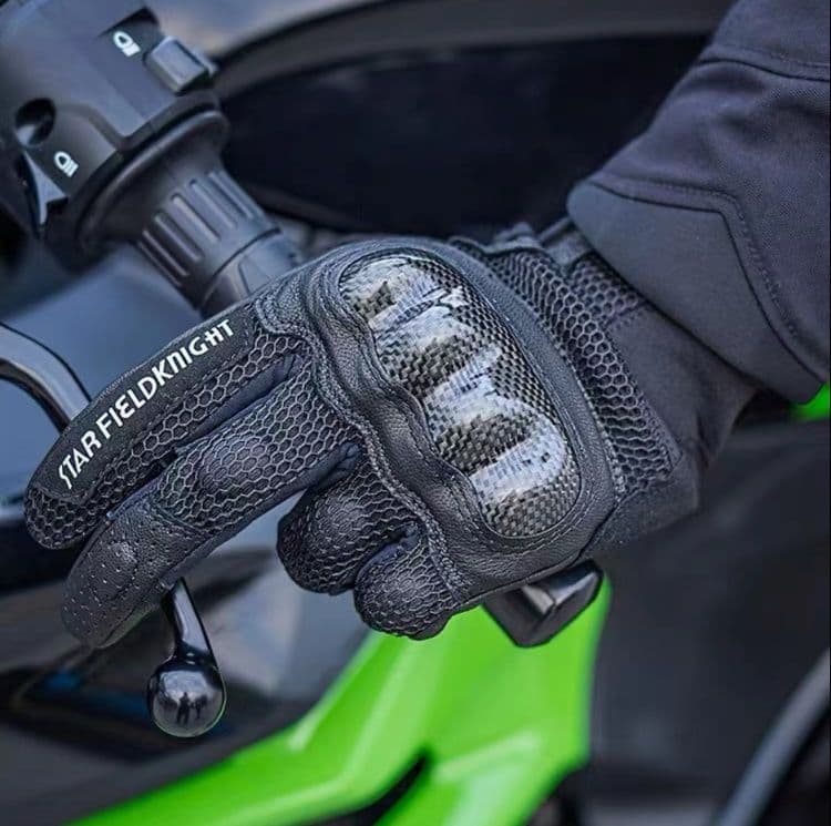 バイクグローブ メッシュ 通気性抜群 プロテクト メッシュグローブ