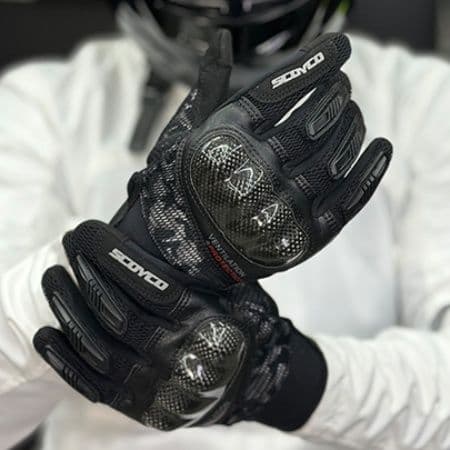 バイクグローブ メッシュ 夏用プロテクション通気メッシュグローブ