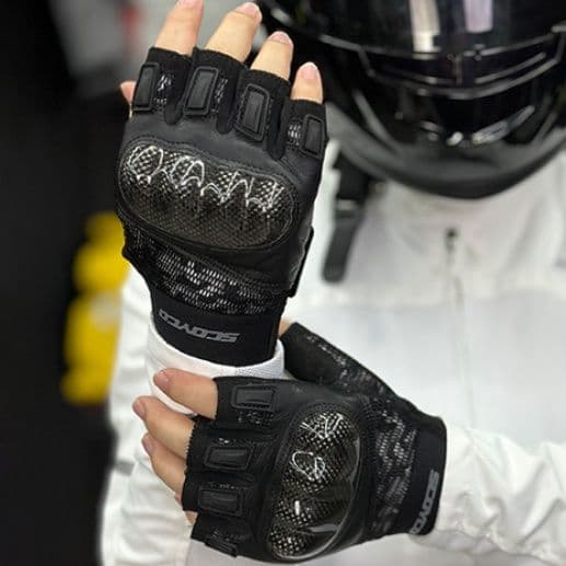 バイクグローブ メッシュ 夏用プロテクション通気メッシュグローブ
