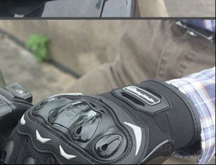 バイク グローブ 衝撃吸収プロテクトメッシュグローブ